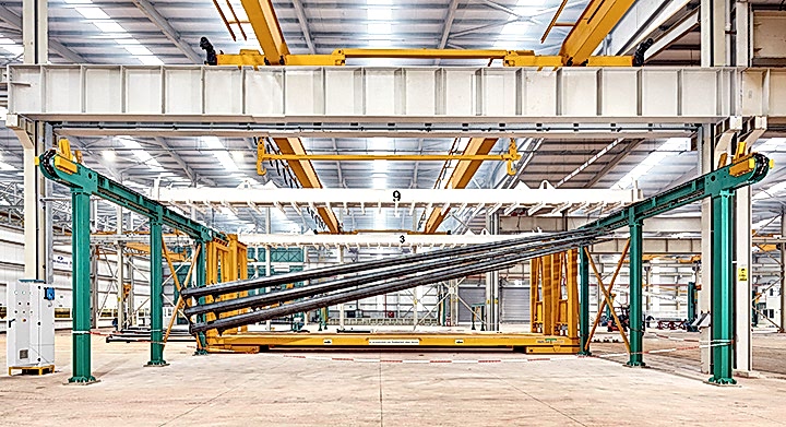 Conveyors and Transfer Trolleys - Galvanizing | ANI METAL Conveyors and Transfer Trolleys - Galvanizing | ANI METAL