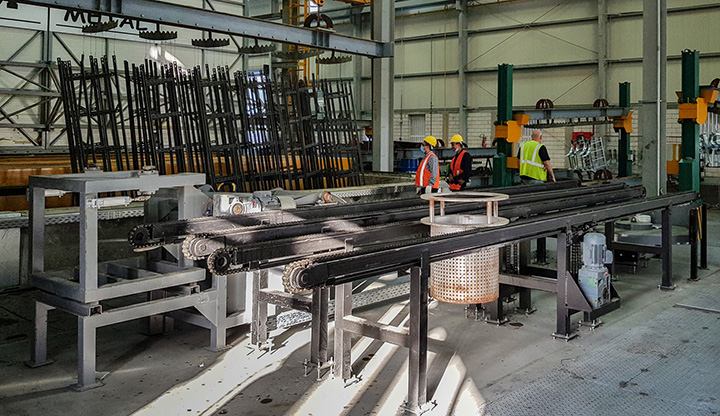Centrifugal Galvanizing - Hot Dip Galvanizing | ANI METAL centrifugal galvanizing
